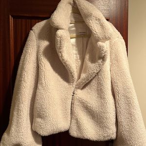 Skylar + Madison furry coat